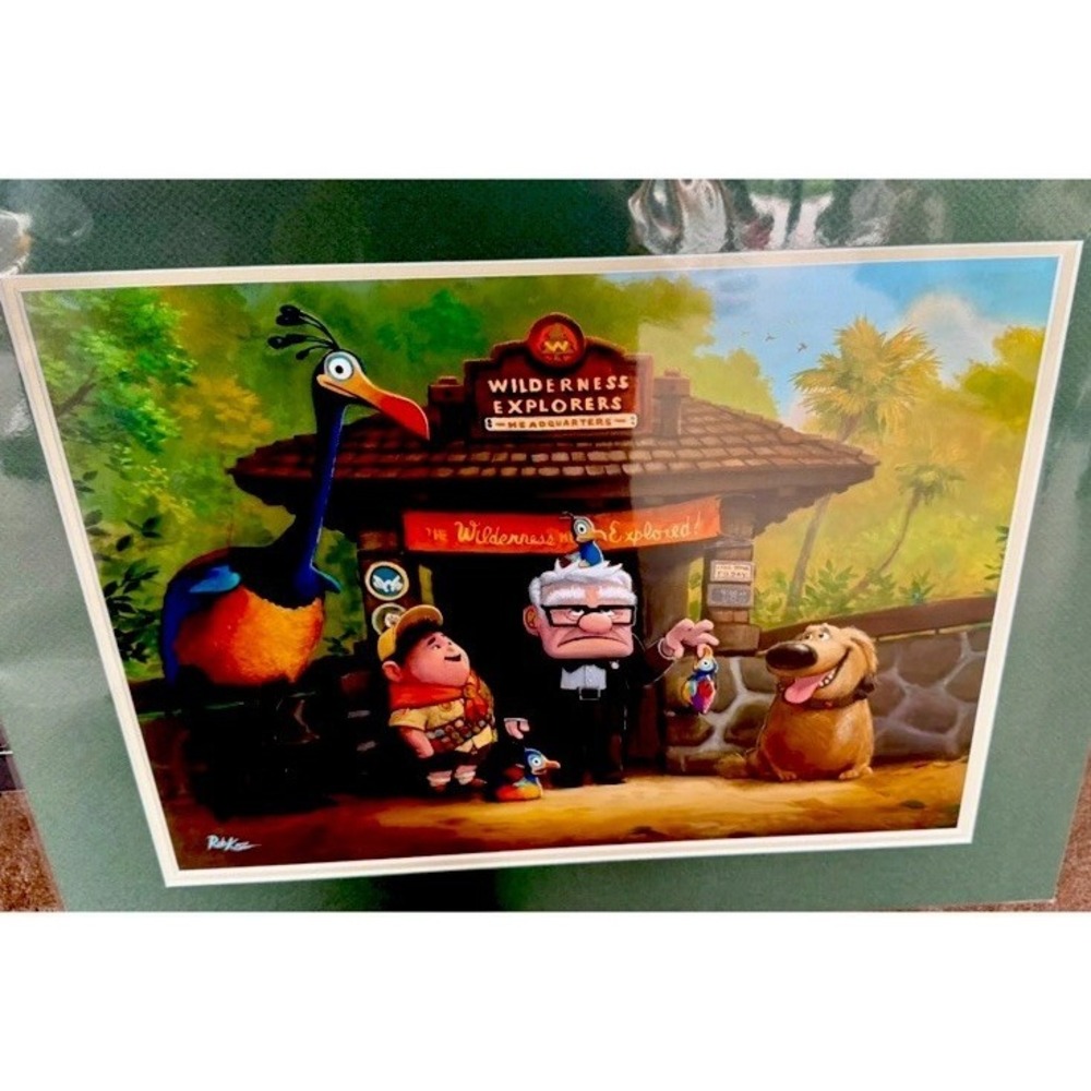 2025 Disney Parks UP Print Wilderness Explorers Rob Kaz 18x14" Animal Kingdom